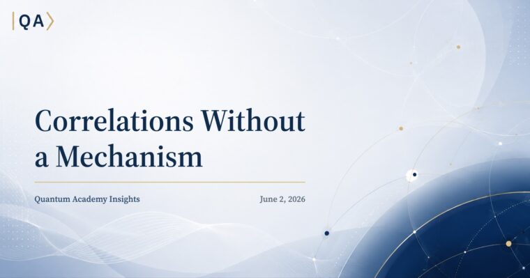 Correlations Without a Mechanism