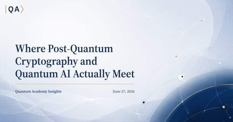 Where Post-Quantum Cryptography and Quantum AI Actually Meet
