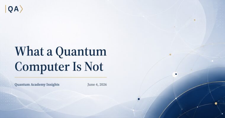 What a Quantum Computer Is Not