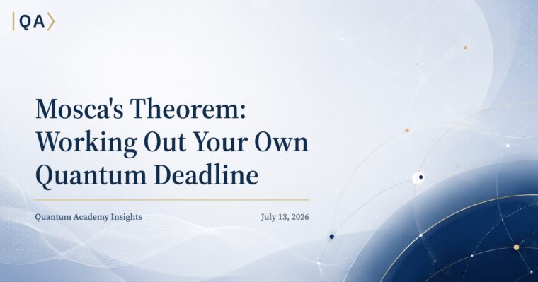 Mosca’s Theorem: Working Out Your Own Quantum Deadline