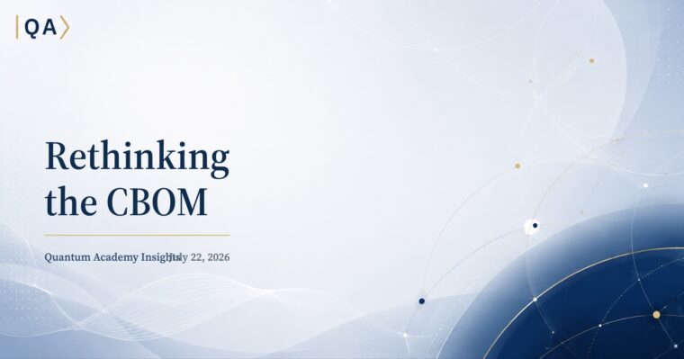 Rethinking the CBOM