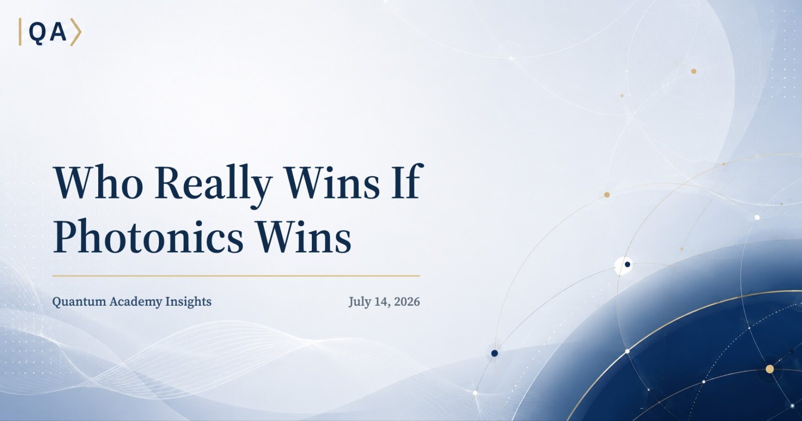 Who Really Wins If Photonics Wins