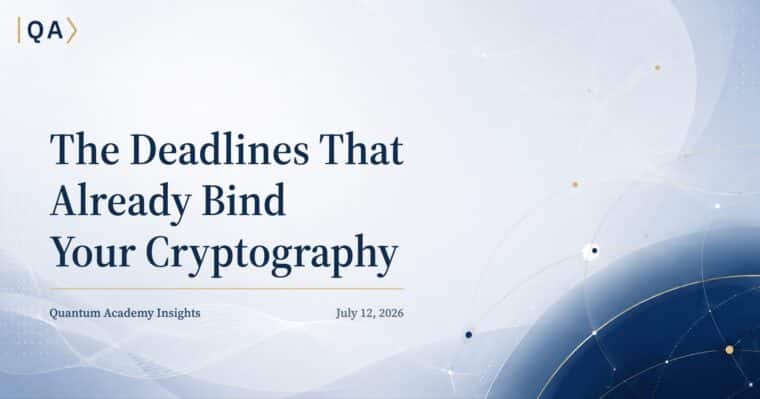 The Deadlines That Already Bind Your Cryptography