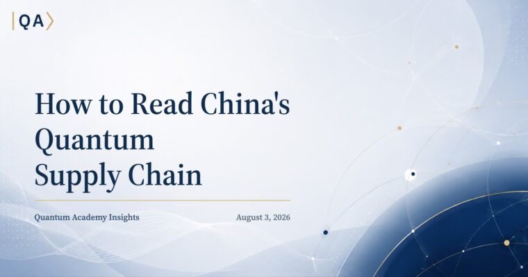 How to Read China’s Quantum Supply Chain