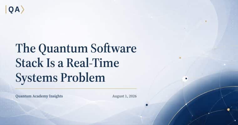 The Quantum Software Stack Is a Real-Time Systems Problem