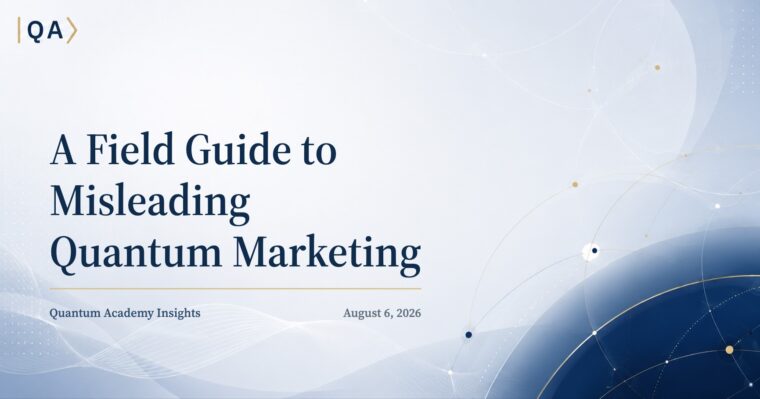 A Field Guide to Misleading Quantum Marketing