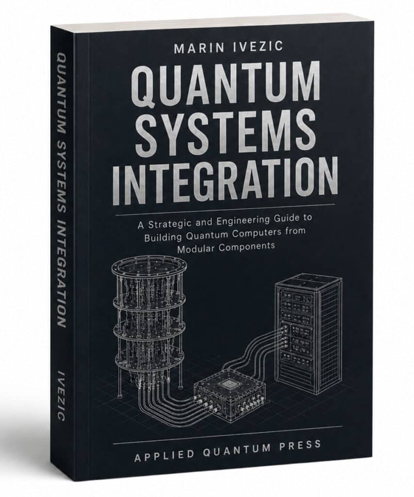 Cover of Quantum Systems Integration, a guide to building quantum computers from modular components, by Marin Ivezic