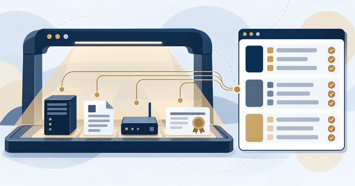 Cryptographic Discovery, Inventory, and CBOM: scanner sweeping servers, code and certificates into a ranked inventory