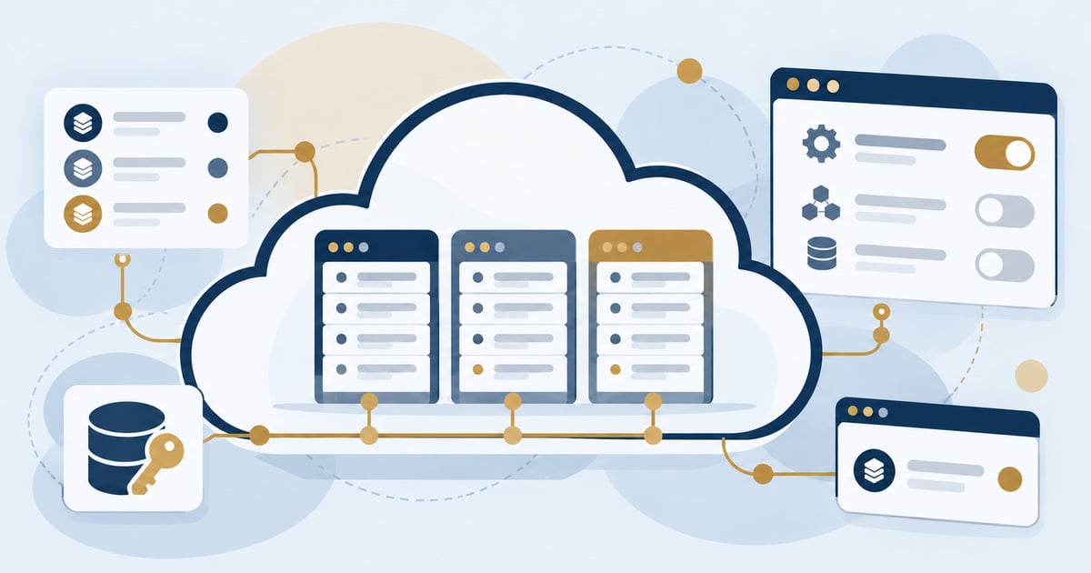 Quantum-Safe Cloud Service Providers: multi-tenant cloud of server racks, a key vault and customer settings toggles